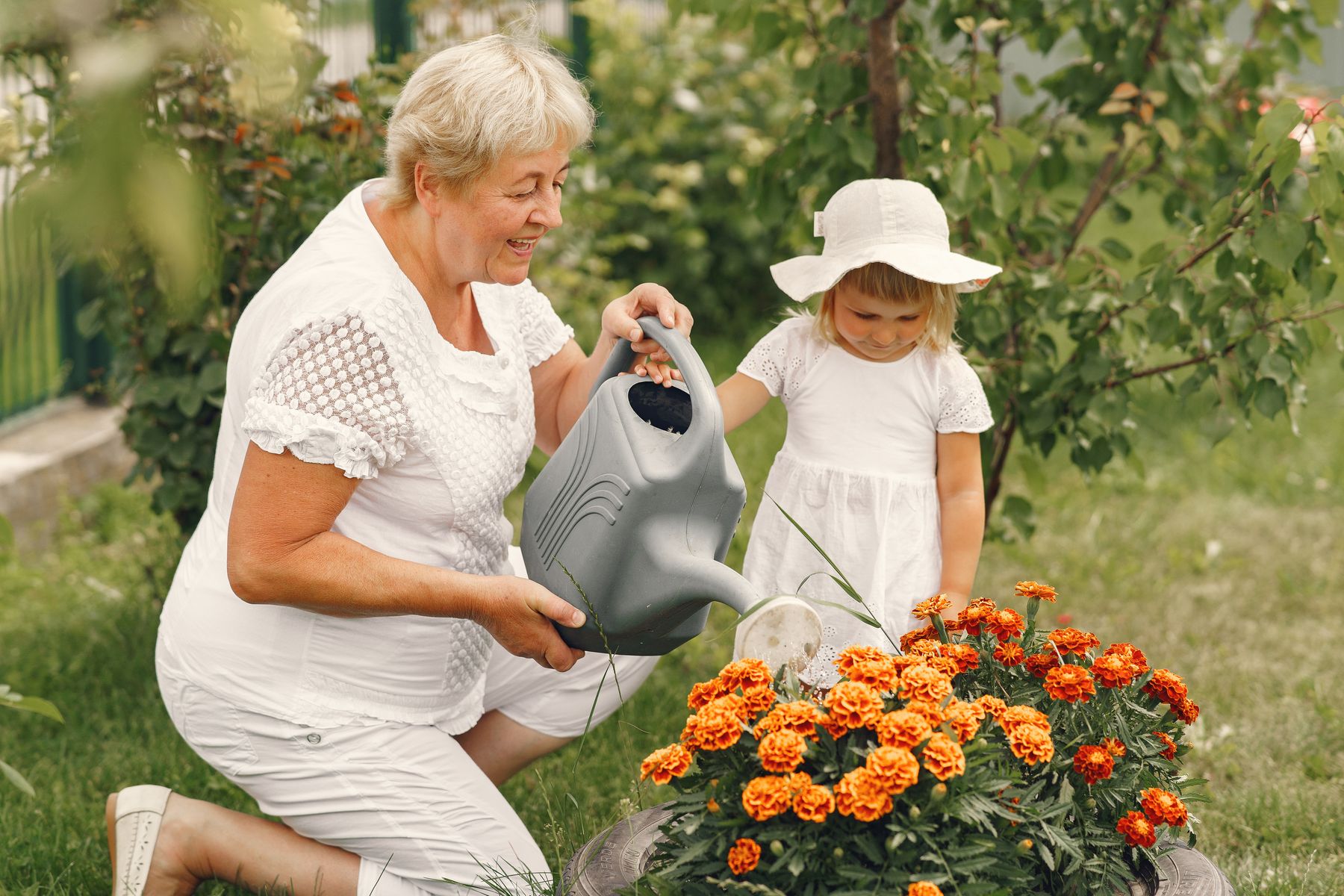 le jardinage renforce le lien entre les seniors et la nouvelle génération