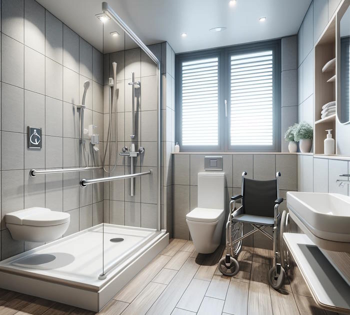 Une salle de bain aménagée pour éviter tout danger en résidence senior