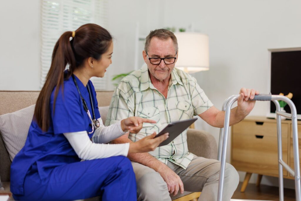 adaptation du test de créatnine urinaire pour un senior handicapé
