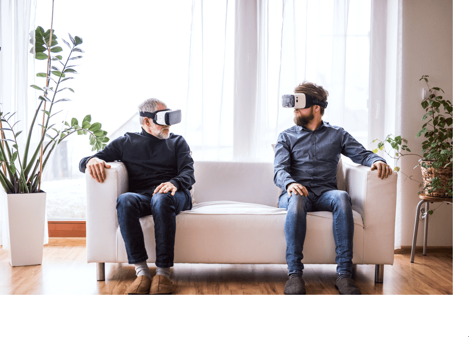 Session de téléportation dans un EHPAD en VR