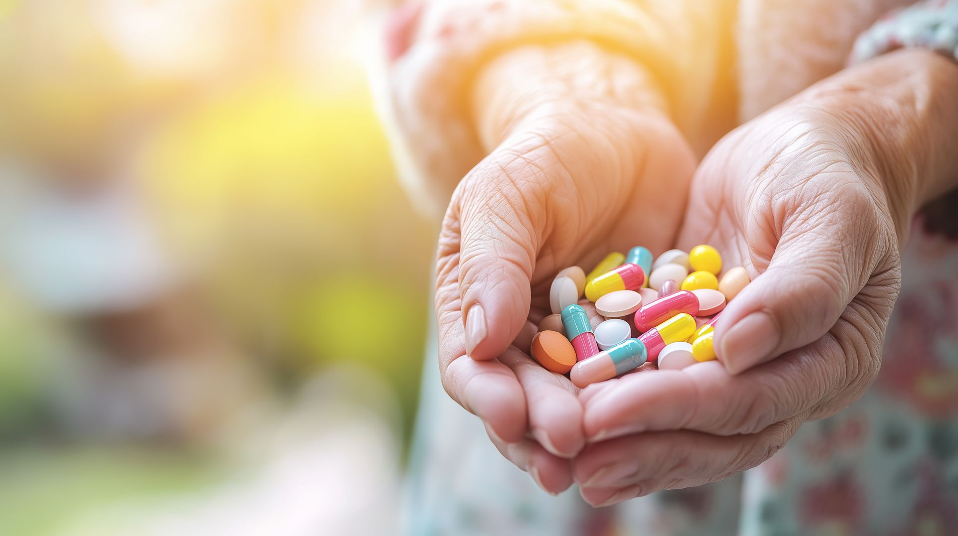 Piluliers suspendus en EHPAD