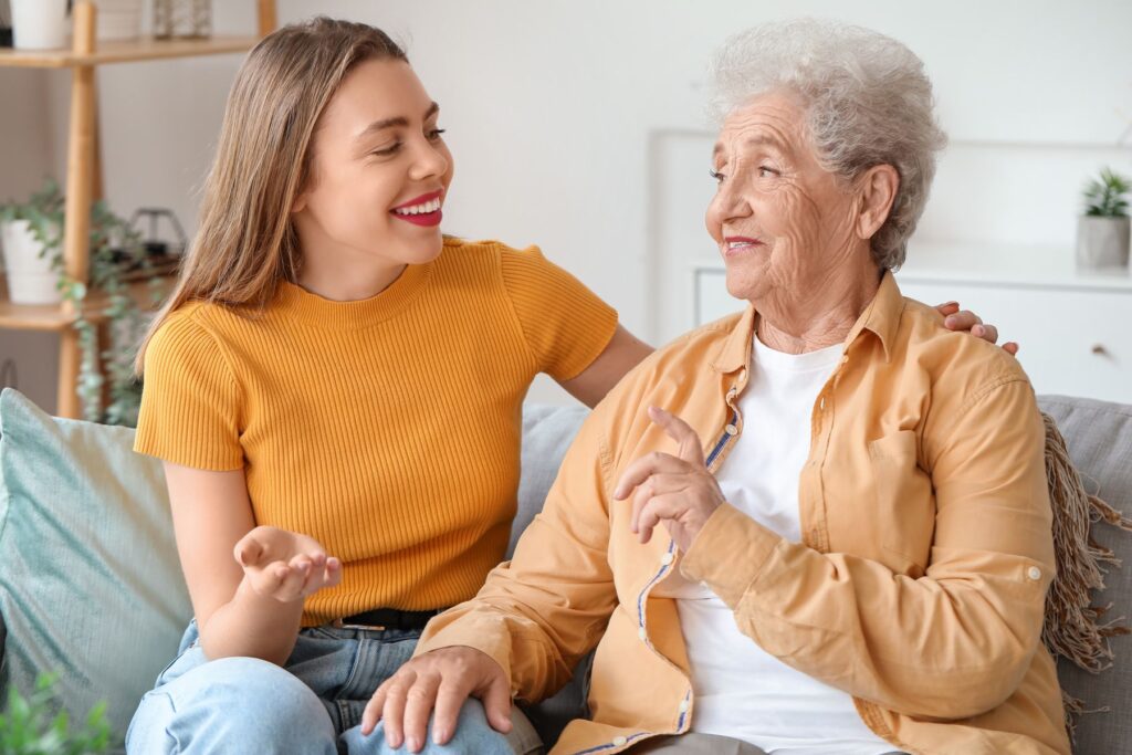 senior atteinte de démence placée sous tutelle