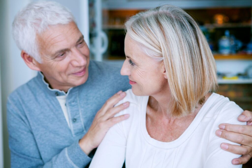 senior Parkinson isolée et souffrant de dépression
