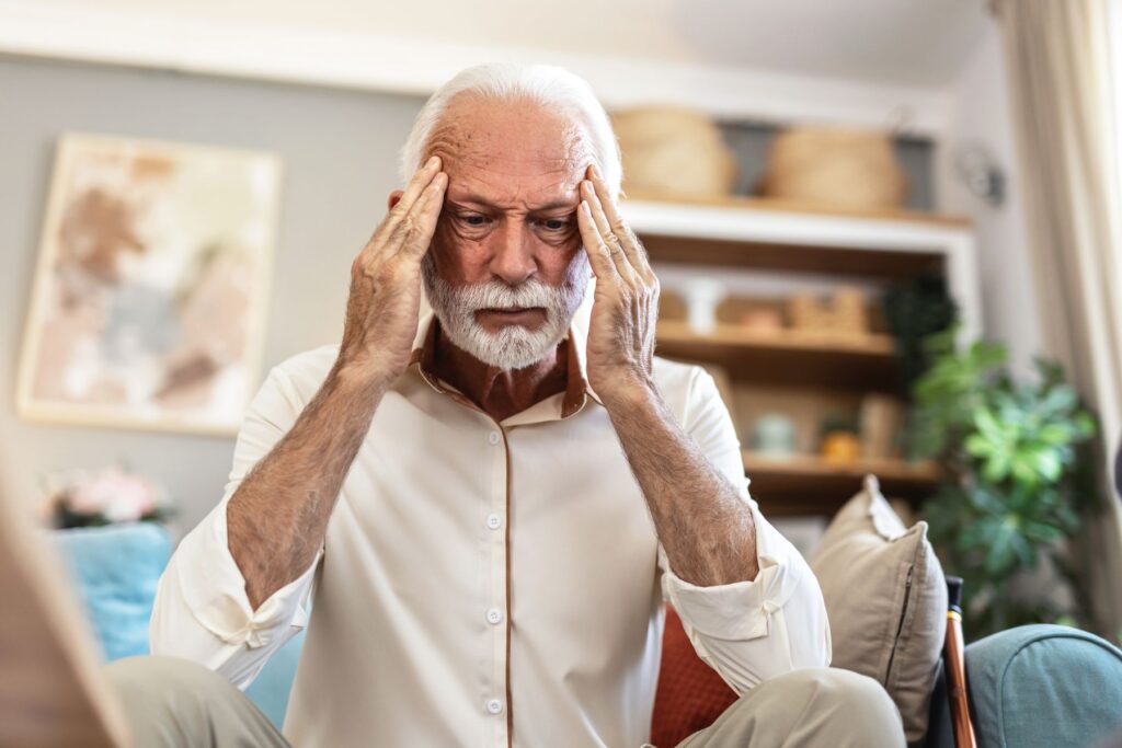 senior de plus de 75 ans atteint d'un cancer