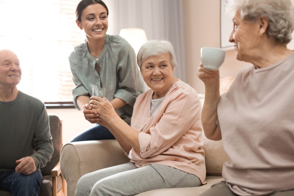 seniors avec des symptomes de la démence à corps de lewy