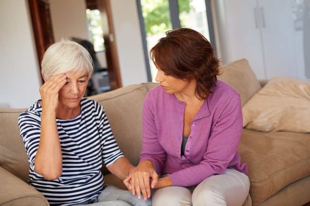 senior ayant peur du placement en maison de retraite
