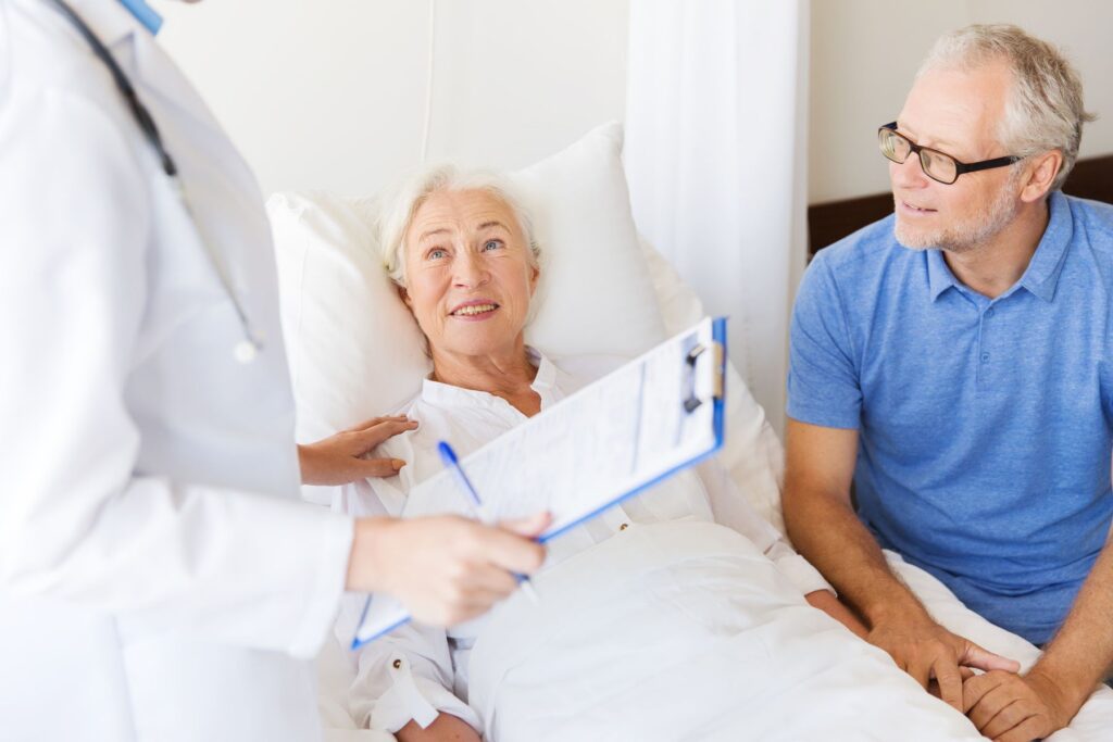 senior accueilli en SMR pour sa convalescence