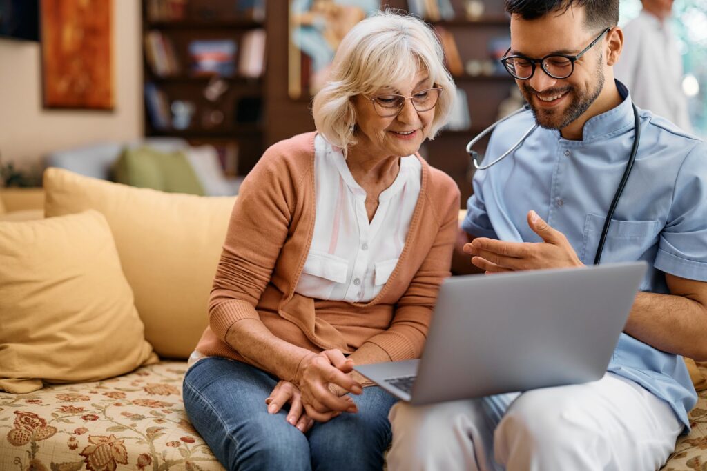 évaluation gériatrique d'un senior parkinson avant l'entrée en ehpad