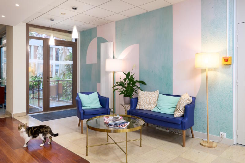 Salon dans la résidence autonomie André Leroux du groupe Univi