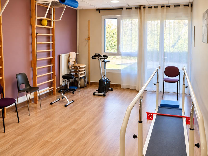 Salle de kiné de l'Ehpad La Maison des Mirabelliers à Lexya